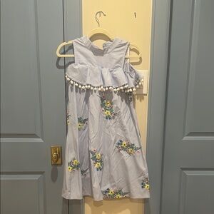 White Ruffled Tiered Cold Shoulder Sundress